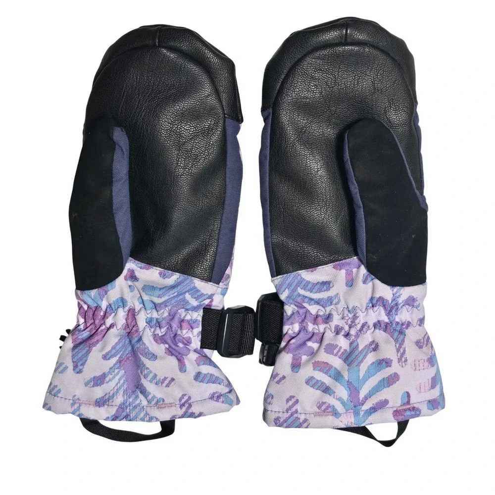 Columbia‎ Purple Camo Whirlibird Omni-Heat Winter Mittens CY4399 Kids Youth M